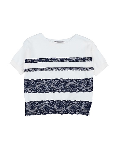 ERMANNO SCERVINO JUNIOR Jumper Midnight blue 100% Cotton