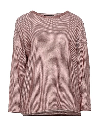 TORTONA 21 Jumper Blush 59% Cotton, 29% Viscose, 12% Metallic Polyester