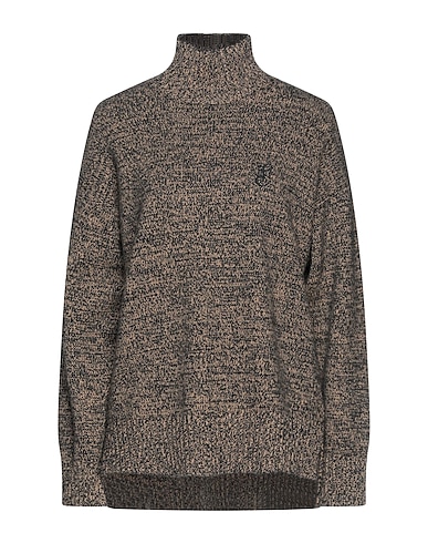 GANNI Polo neck Black 90% Merino Wool, 10% Cashmere