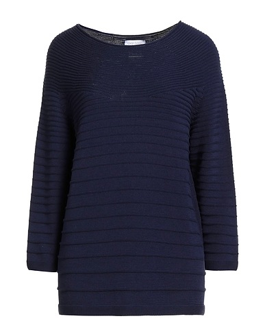 GRAN SASSO Jumper Navy blue 100% Cotton