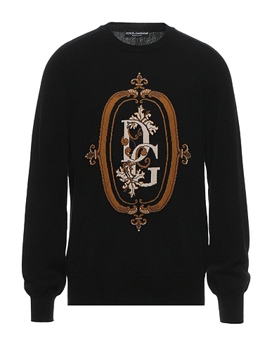 DOLCE&GABBANA Cashmere jumper Black 92% Cashmere, 8% Virgin Wool