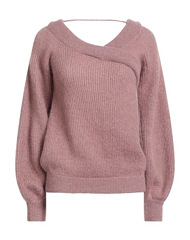 BRUNELLO CUCINELLI Pullover Rosa antico 28% Lana mohair, 28% Lana di alpaca, 24% Poliammide, 15% Viscosa, 5% Poliestere