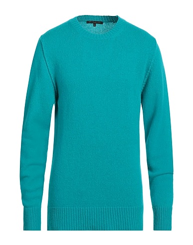 BRIAN DALES Sweater Turquoise 90% Wool, 10% Cashmere