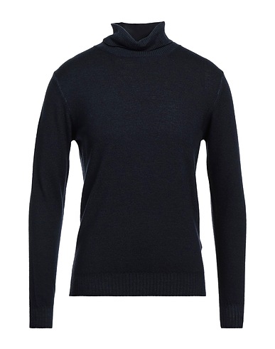 AT.P.CO Polo neck Midnight blue 100% Merino Wool