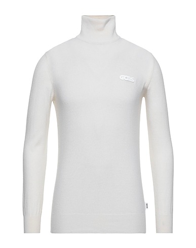 GCDS Rollkragenpullover Elfenbein 70% Wolle, 20% Seide, 10% Kaschmir