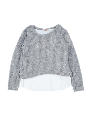 PINKO UP Sweater Grey 100% Polyester, Elastane