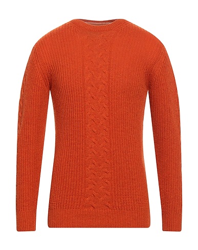 GREY DANIELE ALESSANDRINI Sweater Rust 80% Wool, 20% Polyamide