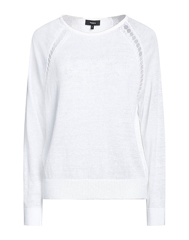 THEORY Pullover Bianco 74% Lino, 24% Viscosa, 2% Altre Fibre