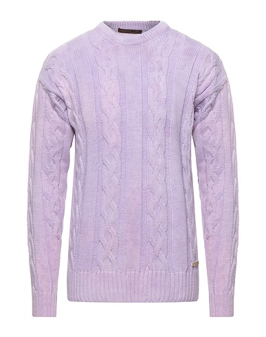 TAKESHY KUROSAWA Sweater Lilac 55% Wool, 30% Polyamide, 15% Cotton