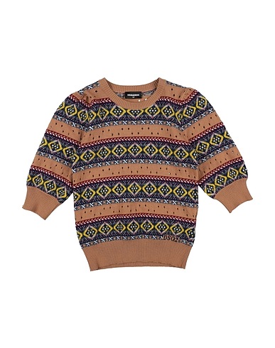 DSQUARED2 Jumper Camel 54% Synthetic fibers, 22% Wool, 18% Cotton, 4% Cashmere, 2% Mohair wool