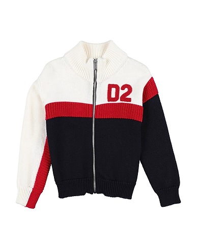 DSQUARED2 Cardigan Midnight blue 50% Acrylic, 50% Wool