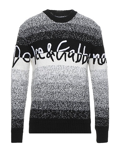 DOLCE&GABBANA Jumper Black 47% Virgin Wool, 30% Viscose, 15% Polyamide, 8% Cashmere