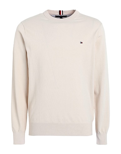 TOMMY HILFIGER Jumper Beige 81% Cotton, 19% Polyester