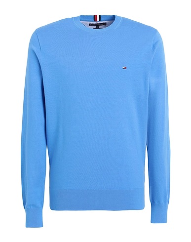 TOMMY HILFIGER Sweater Azure 81% Cotton, 19% Polyester