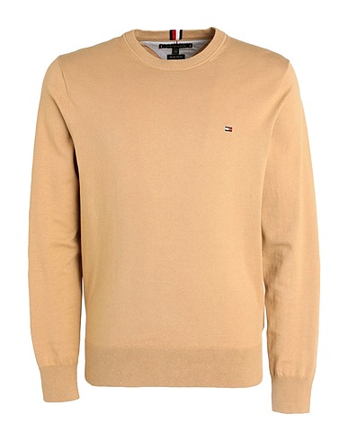TOMMY HILFIGER Pullover Sand 81% Baumwolle, 19% Polyester
