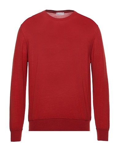 BRUNO MANETTI Sweater Brick 100% Merino Wool