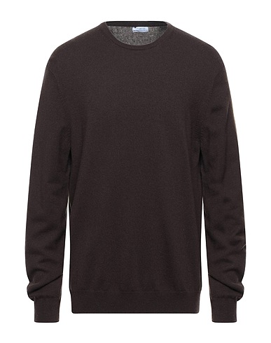 MALO Jumper OPTIMUM Dark brown 70% Wool, 30% Cashmere