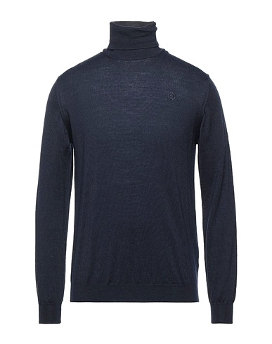 ROBERTO CAVALLI Col roulé Bleu nuit 70% Laine, 30% Acrylique