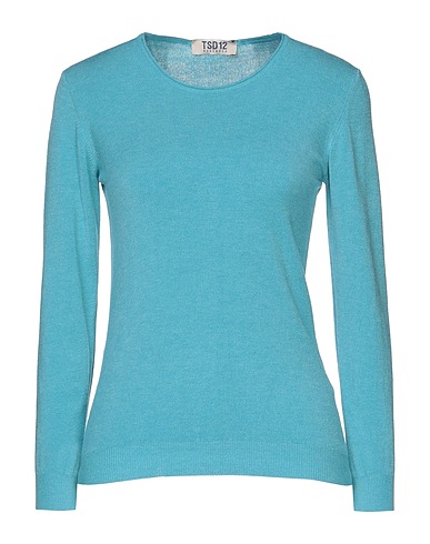 TSD12 Jumper Turquoise 42% Modal, 38% Acrylic, 20% Polyamide