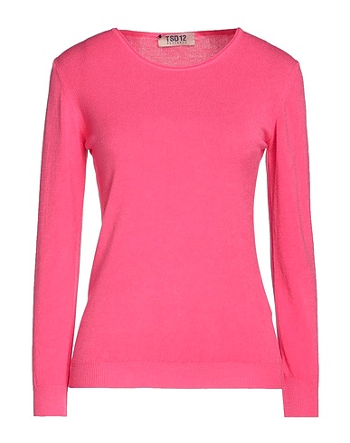 TSD12 Sweater Fuchsia 42% Modal, 38% Acrylic, 20% Polyamide