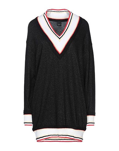 PINKO Pullover Schwarz 63% Viskose, 17% Polyamid, 10% Baumwolle, 10% Metallfaser