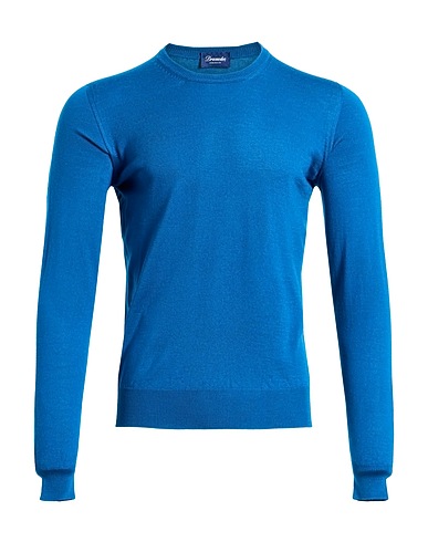 DRUMOHR Jumper Deep teal 100% Super 140s Wool