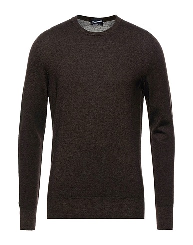 DRUMOHR Pullover Testa di moro 100% Super 140s Lana