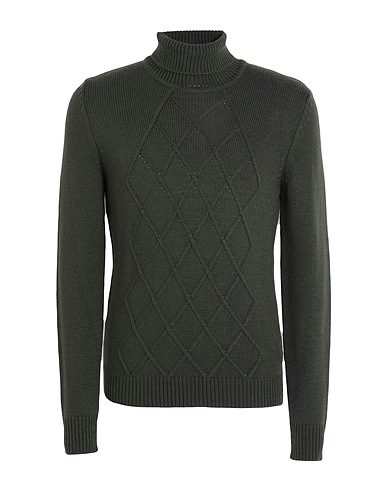 TSD12 Polo neck Military green 100% Dralon®