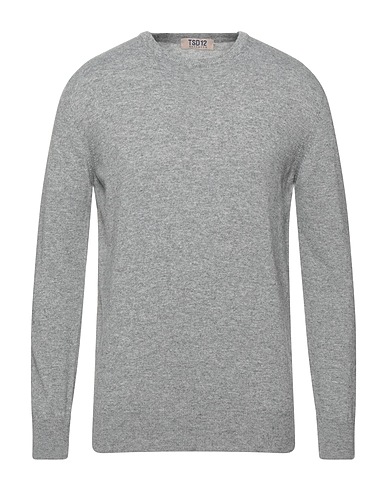 TSD12 Sweater Grey 40% Merino Wool, 30% Viscose, 20% Polyamide, 10% Cashmere
