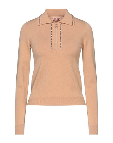 N°21 Sweater Camel 87% Wool, 13% Polyester, Glass, Brass