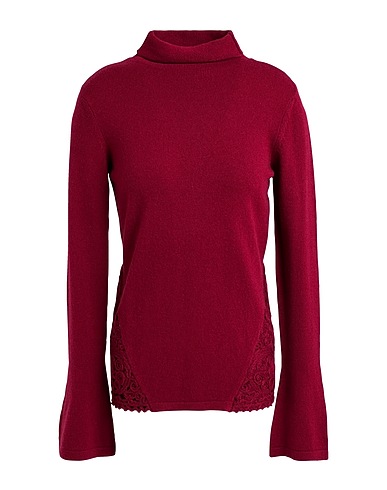 ETRO Turtleneck Burgundy 45% Wool, 30% Viscose, 25% Cashmere
