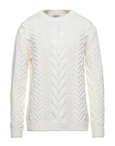 DONDUP Jumper White 75% Merino Wool, 25% Acrylic