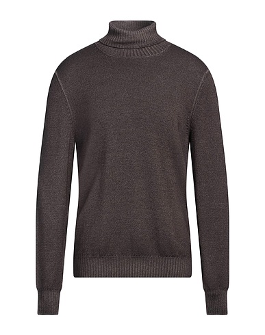BARBA Napoli Turtleneck Dark brown 100% Virgin Wool