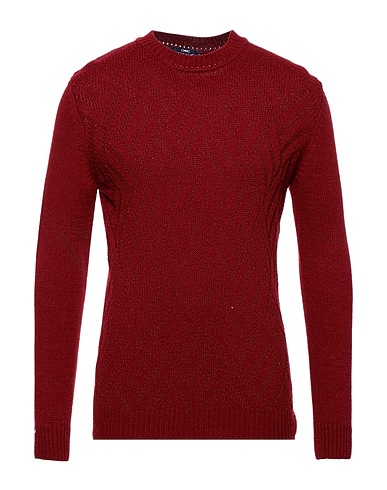 GIULIO CORSARI Jumper Burgundy 70% Acrylic, 30% Wool