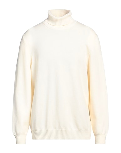 GRAN SASSO Polo neck Cream 100% Virgin Wool