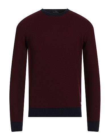 HARMONT & BLAINE Sweater Burgundy 75% Cotton, 17% Wool, 8% Cashmere