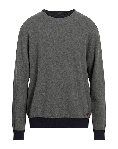 HARMONT & BLAINE Jumper Grey 75% Cotton, 17% Wool, 8% Cashmere