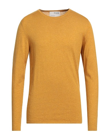 SELECTED HOMME Jumper Marigold 50% Organic cotton, 50% Tencel™ Lyocell