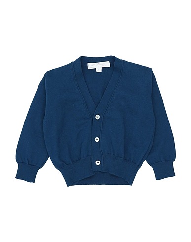 M.FERRARI Cardigan Midnight blue 100% Cotton