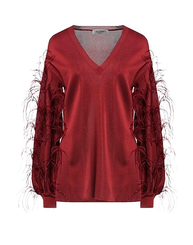 VALENTINO GARAVANI Jumper Brick red 100% Viscose