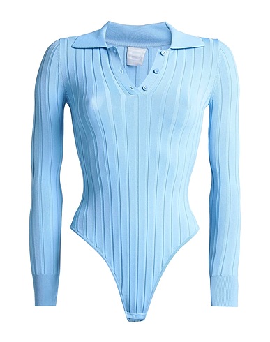 8 by YOOX TOPWEAR Azure 55% Viscose, 43% Polyamide, 2% Elastane