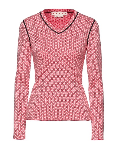 MARNI Jumper Red 100% Cotton