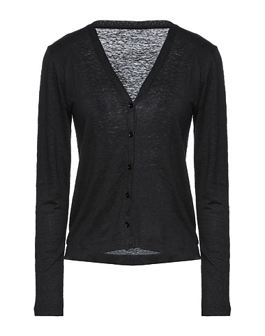 MAJESTIC FILATURES Cardigan Black 94% Linen, 6% Elastane