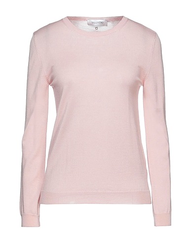 VALENTINO GARAVANI Pullover Rosa chiaro 70% Lana, 20% Seta, 10% Cachemire