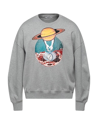 VALENTINO GARAVANI Sweatshirt Grey 94% Cotton, 6% Polyamide, Elastane