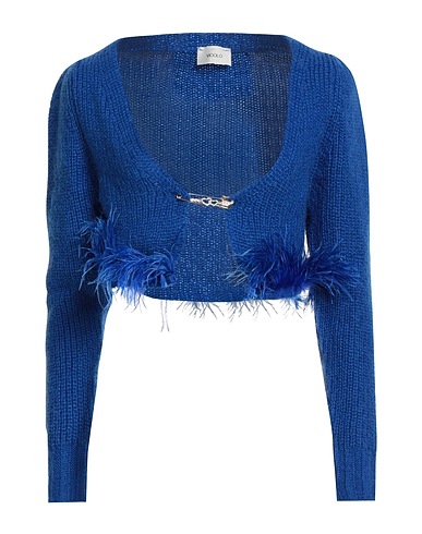 VICOLO Cardigan Blu china 47% Acrilico, 27% Lana mohair, 26% Nylon