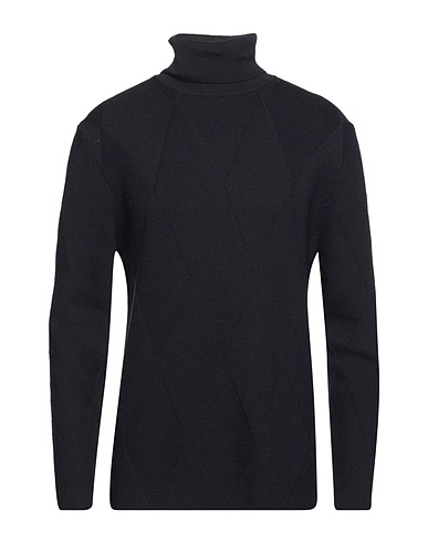 ALPHA STUDIO Turtleneck Midnight blue 100% Wool