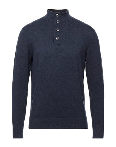 TOMMY HILFIGER Μπλούζα ζιβάγκο Σκούρο μπλε της νύχτας 52% Βαμβάκι, 34% Πολυαμίδη, 14% Μετάξι