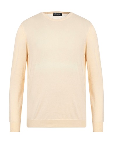 DRUMOHR Sweater Cream 85% Cotton, 15% Cashmere