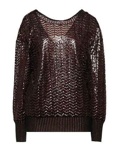 AVIÙ Jumper Brown 100% Virgin Wool